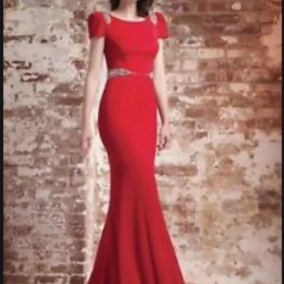 strapless open back dress Baobab Athena Dress in Strawberry – TrenLend main image 0